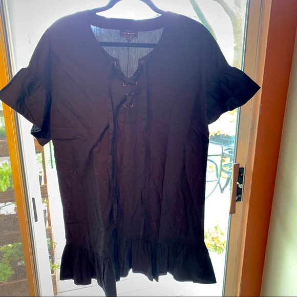 LUCKY BRAND TUNIC DRESS W RUFFLE DETAILS - Picture 3 of 6
